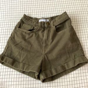 Olive Green American Apparel Shorts